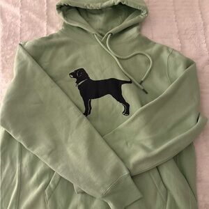 The Black Dog Graphic Hoodie - Sage Green Martha’s Vineyard never worn